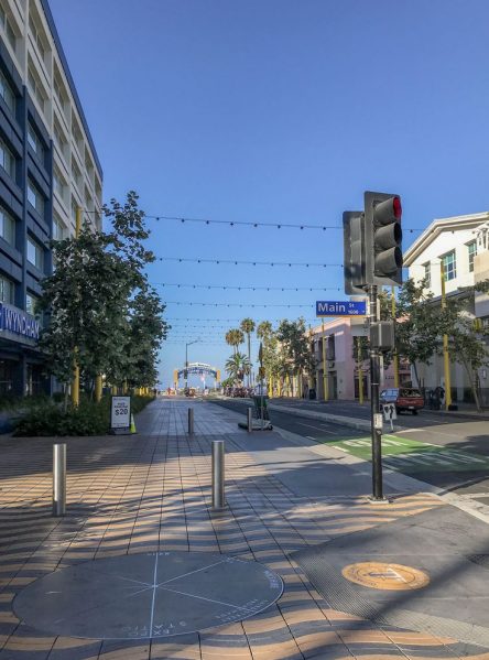 Outside the Wyndham, Santa Monica