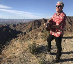 Craig on the video shoot in Los Angeles - Pic: Pete Bennett
